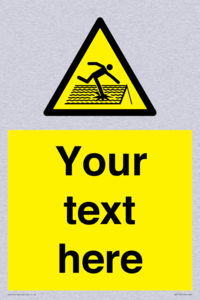 Custom Figure on Roof Sign